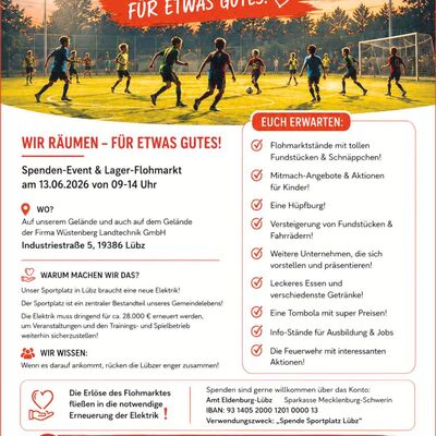 Spenden-Event & Lager-Flohmarkt 13.06.2026