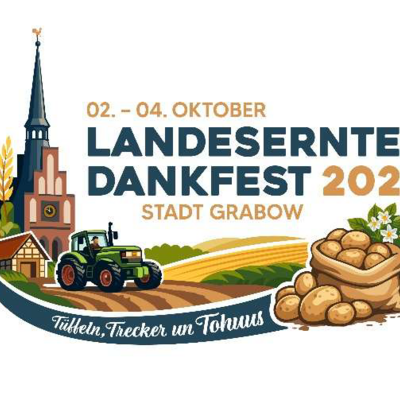 Logo des diesj&auml;hrigen Landeserntedankfestes M-V in Grabow.